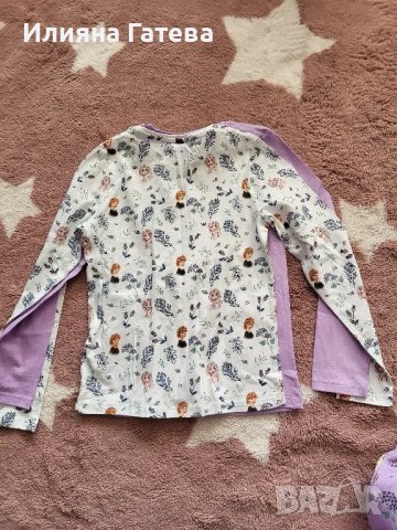 Нов комплект Frozen 2бр блузи и 1бр долнище M&S 9-10г, снимка 2 - Детски комплекти - 47313462