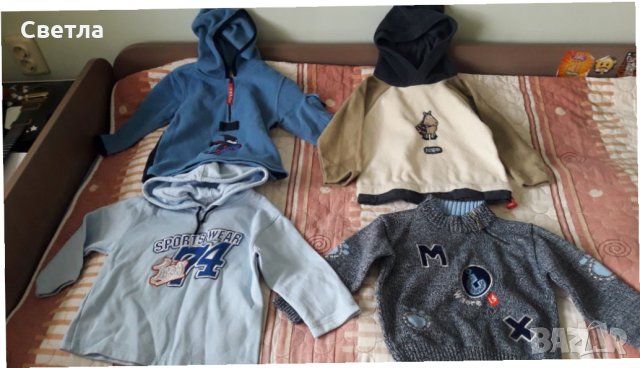 Плътни блузи за ръст 86-92 см.