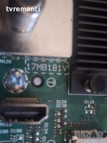 MAIN BOARD 17MB181V  , for ,Toshiba 32WV3463DG 32inc DISPLAY VES315WNFH-L3-Z42 , снимка 2 - Части и Платки - 54294632