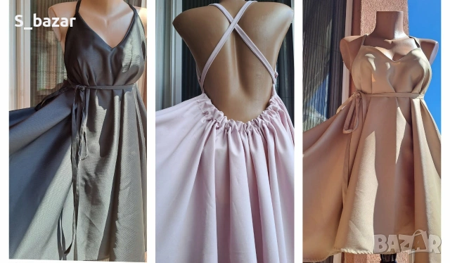 нови рокли с гол гръб,р-р С/М/Л