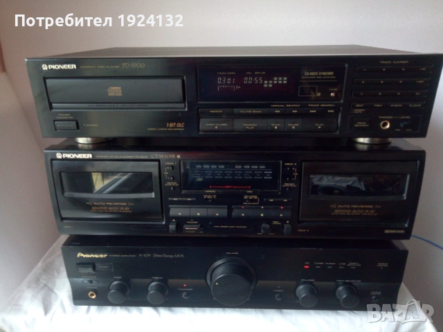 Pioneer сет СД, дек и усилвател, снимка 1