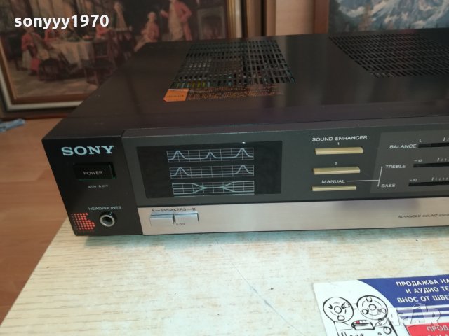 *sony ta-ax22b black amplifier-made in japan 3112201340, снимка 3 - Ресийвъри, усилватели, смесителни пултове - 31266677