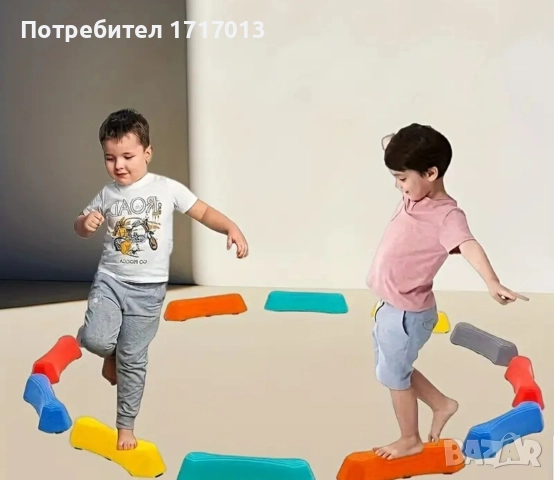 Детски балансни стъпала / стъпала за гимнастика – 6 броя в комплект, снимка 2 - Други - 52627270