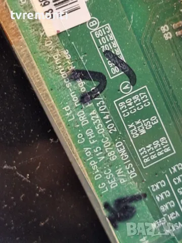 T-Con board 6870C-0532A 6871L-3806B SmartTech LE 4317SA for 43inc DISPLAY CX430DLEDM, снимка 2 - Части и Платки - 47438502
