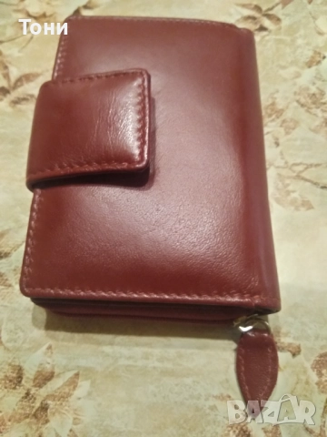 Ново Дамско Портмоне Изцяло от Естествена Кожа , снимка 12 - Портфейли, портмонета - 52181699