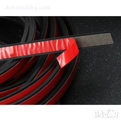Универсално гумено уплътнение Automat, Уплатнение за автомобил, 14мм х 3метра, Черен, снимка 2 - Аксесоари и консумативи - 37992060