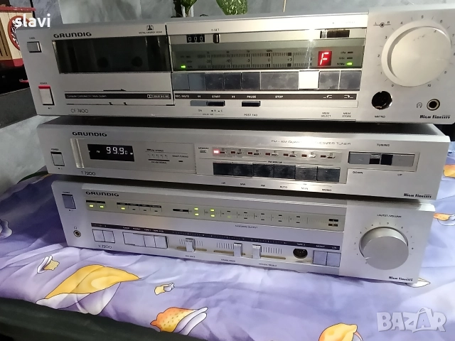 Сет GRUNDING V-7200 T -7200 , снимка 12 - Ресийвъри, усилватели, смесителни пултове - 52858905