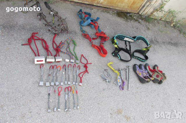 ЛОТ Екипировка, алпийска, алпиниска ЗА КАТЕРЕНЕ, АЛПИНИЗЪМ, ТУРИЗЪМ И СПЕЛЕОЛОГИЯ, карабинер, PETZL, снимка 2 - Спортна екипировка - 33890497