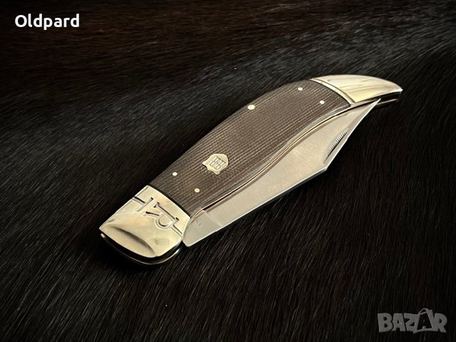 Отличен, голям ловен нож. Rough Ryder  Deer Slayer Brown Burlap (RR2329), снимка 2 - Ножове - 42699463