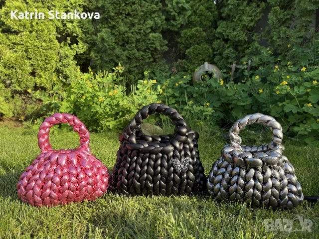 Ръчно претена чанта, снимка 9 - Чанти - 56424521