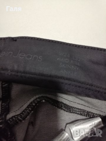 Дамски панталон Calvin Klein 24 размер, снимка 9 - Дънки - 15842051