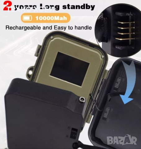 Ловна камера HC-940 Pro 4G-li със втора литиева батерия,Водоустойчива, снимка 13 - Камери - 40572001