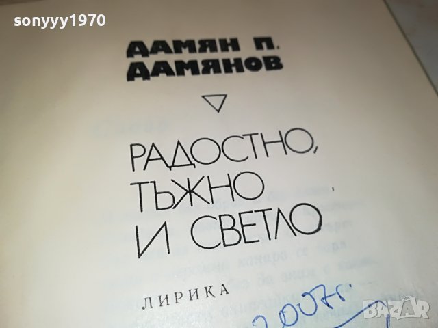 ДАМЯН ДАМЯНОВ-КНИГА 1501232005, снимка 7 - Други - 39316865
