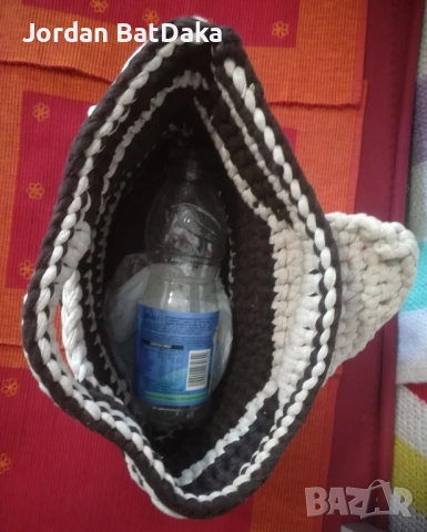 Хендмейд плетена чанта, снимка 6 - Чанти - 51612835