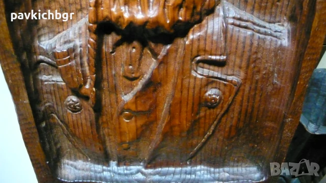 Дърворезба пано, снимка 7 - Антикварни и старинни предмети - 50659009