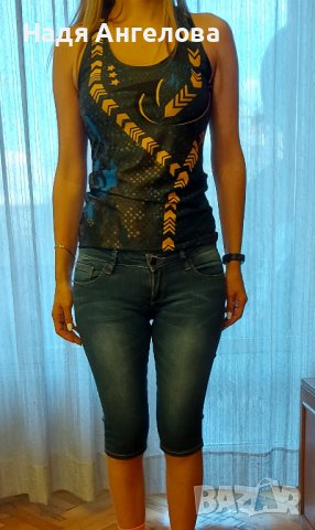 Дамски дънки 3/4 - 10 лв., снимка 5 - Дънки - 37410399