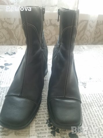 Дамски боти Klarks номер 38 естествена кожа, 30лв, снимка 3 - Дамски боти - 38658504