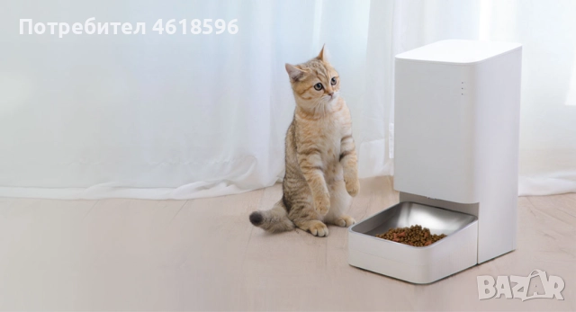 Смарт автоматична хранилка за куче и котка Xiaomi Pet Food Feeder, снимка 4 - За кучета - 52680542