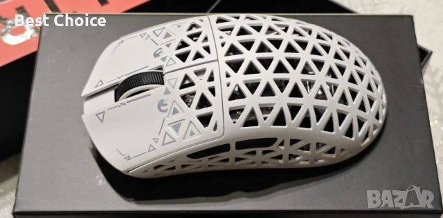 Гейминг мишка MAMBASNAKE M5 ултра лека карбонова безжична – 39 грама, снимка 6 - Клавиатури и мишки - 53058260