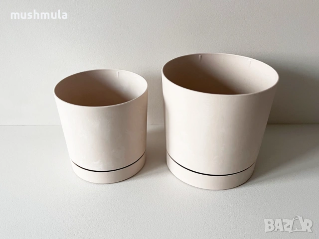 Сет 2 бр. саксии Tubo ∅ 11, ∅ 13 см