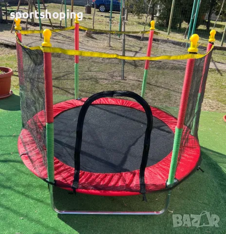Детски батут 140/160см с мрежа, снимка 5 - Други - 49356728
