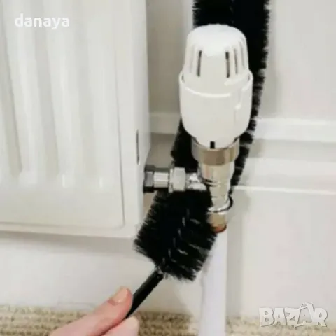 2172 Гъвкава дълга четка за почистване на радиатори 71см, снимка 3 - Мопове, кофи, четки и метли - 48377708