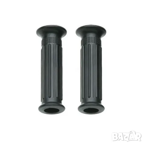 Черни удължени гумени ръкохватки 125 mm без тапи, снимка 2 - Аксесоари и консумативи - 55866110