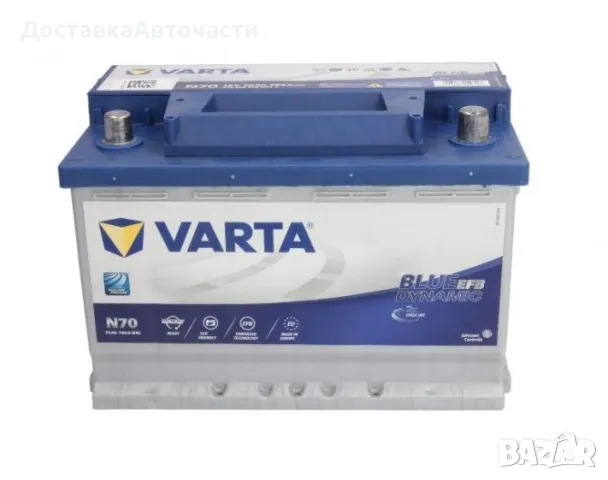 Акумулатор Varta Blue EFB 70 Ah VA570500076