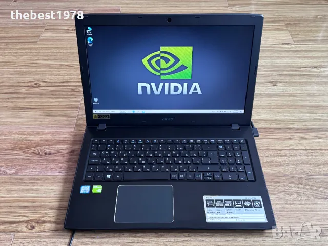 15,6 FHD Acer E5`Core i5-7200U/12GB DDR4/256GB SSD/Nvidia 940MX-2GB, снимка 1 - Лаптопи за игри - 48581208