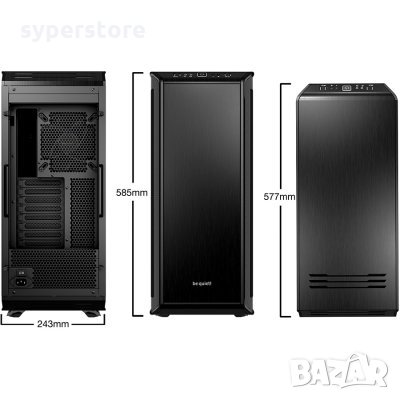 Кутия за компютър Be Quiet BG011 DARK BASE 900 Full Tower Case, Black, снимка 2 - Захранвания и кутии - 30816811