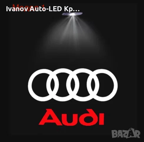 LED Лого Проектор Плафон За:Audi A3;A4;A5;A6;A7;A8;S3;S4;S5;S6;S7;S8;RS3;RS4;RS5;RS6;RS7;RS8;Q3;Q5, снимка 2 - Аксесоари и консумативи - 33261606