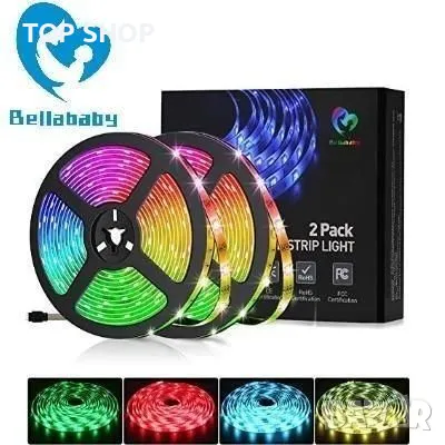 LED RGB 10m лента пълен комплект BellaBaby, снимка 14 - Лед осветление - 48477019