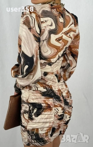 Елегантна дамска рокля, снимка 4 - Рокли - 54281965