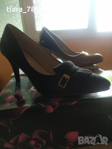 Два чифта  нови, дамски обувки на ток , снимка 2 - Дамски елегантни обувки - 42243775