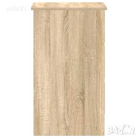 vidaXL Бюро, дъб сонома, 90x45x76 см, инженерно дърво, снимка 7 - Бюра - 56147769
