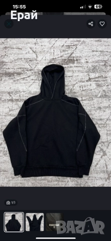 Черен суитшърт Mavi, снимка 2 - Суичъри - 51976338