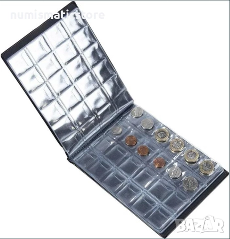 Класьор ELEGANT за 240 монети , пакет 50 броя, снимка 7 - Нумизматика и бонистика - 51525349