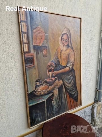 Уникат - Огромна майсторска авторска картина масло върху платно , снимка 5 - Картини - 51657910