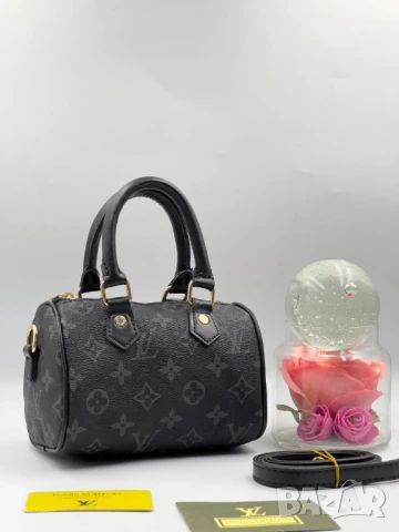 чанти Louis vuitton mini spedy✨⭐️ :➡️17cm⬆️13cm✨ , снимка 12 - Чанти - 51394944