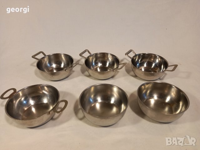 ретро неръждавейка шоли купички инокс, снимка 1