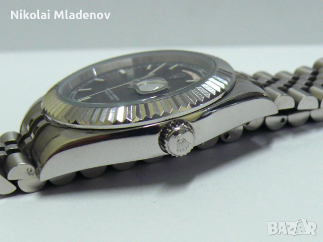 Автоматичен, Стилен Мъжки ръчен часовник, работещ с Ден и Дата, снимка 8 - Мъжки - 53263411