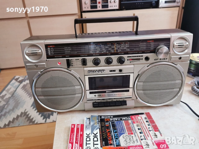 sharp gf-5757hg 1004261746LCHERY1, снимка 7 - Радиокасетофони, транзистори - 54158740