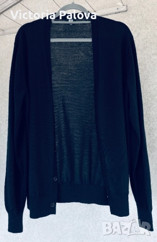 Мъжка жилетка/кардиган UNIQLO Япония, снимка 4 - Блузи - 52967113