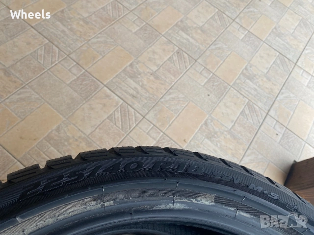 2бр. Зимни гуми 225/40/18 PIRELLI SottoZero 3 XL 92V, снимка 7 - Гуми и джанти - 53131397