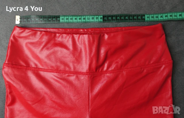 Rainbow S червен дамски клин от мека еко кожа, снимка 8 - Клинове - 50730218