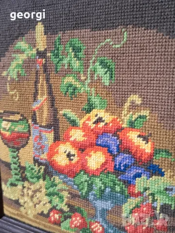 немски гоблен натюрморт    18/3, снимка 3 - Гоблени - 49005823