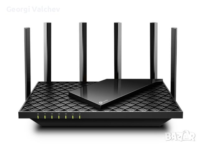 TP-Link Рутер Archer AX73, Wi-Fi 6, 2.4/5 GHz, Mu-mimo, черен, снимка 1 - Рутери - 42908403