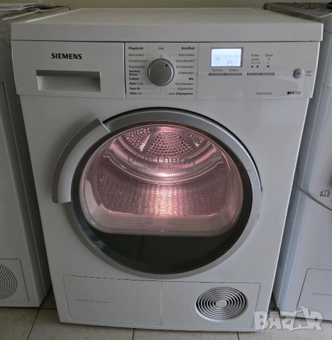 Продавам Кондензна Сушилня SIEMENS IQ700 7кг с Термопомпа А++, снимка 2 - Сушилни - 53274839