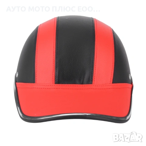 Каска за мотор тип бейзболна шапка - Червена., снимка 4 - Аксесоари и консумативи - 53917852