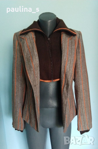 Комбинирано вълнено сако "Vila", снимка 4 - Сака - 36456935